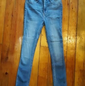 Abercrombie Simone high rise jean legging ankle 24 00 raw hem